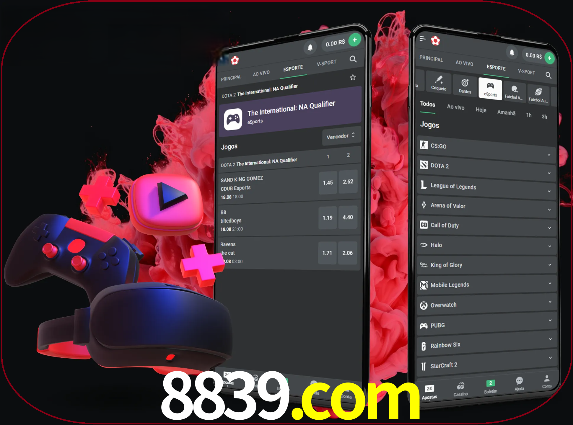 Para ter a aplicação móvel 8839 no seu smartphone, basta descarregar o ficheiro apk e seguir as instruções.