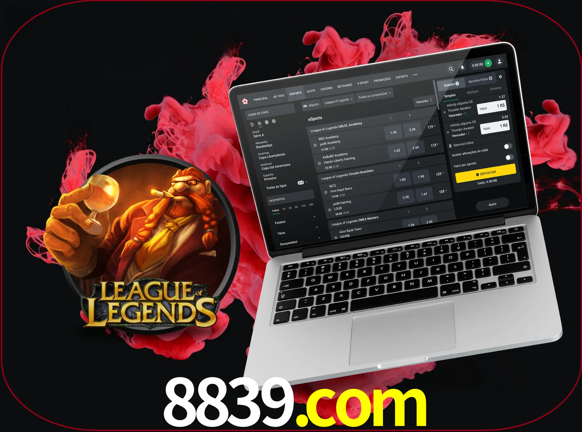 Se é um fã deste jogo, muitos torneios fantásticos que o vão surpreender estão disponíveis no 8839.